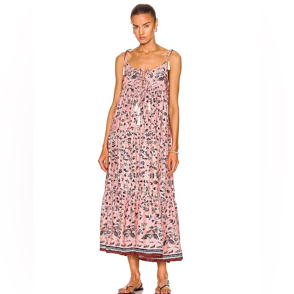 Natalie Martin Pink Floral Maxi Dress